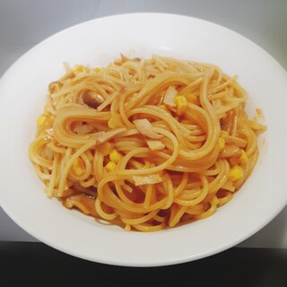 レンジで簡単◎シンプルなナポリタン